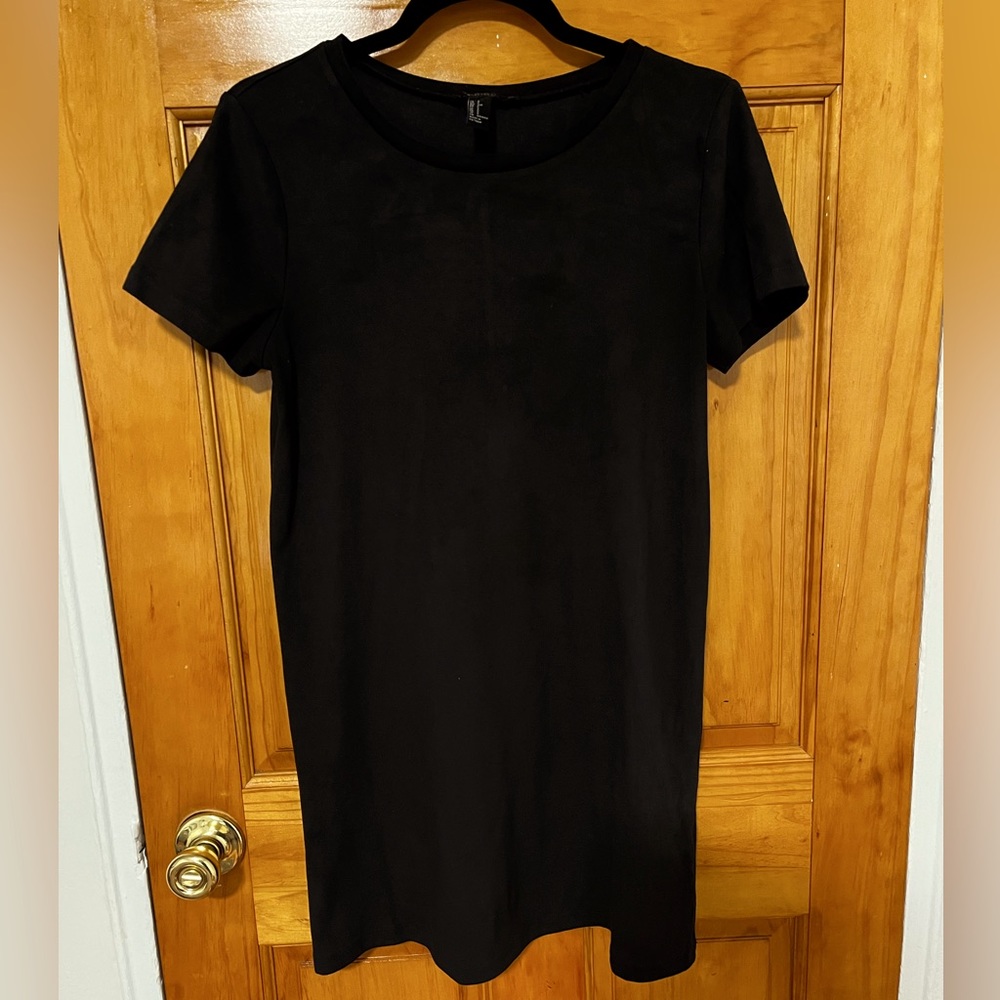 Forever 21. Size S. Faux suede black dress